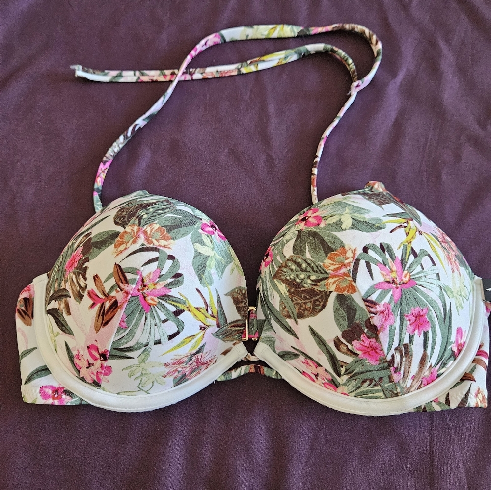 Victoria's Secret Floral Print Women's Bombshell Bikini Top